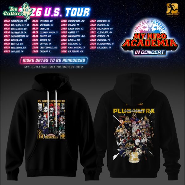 My Hero Academia U.S. Tour Collection Hoodie V3