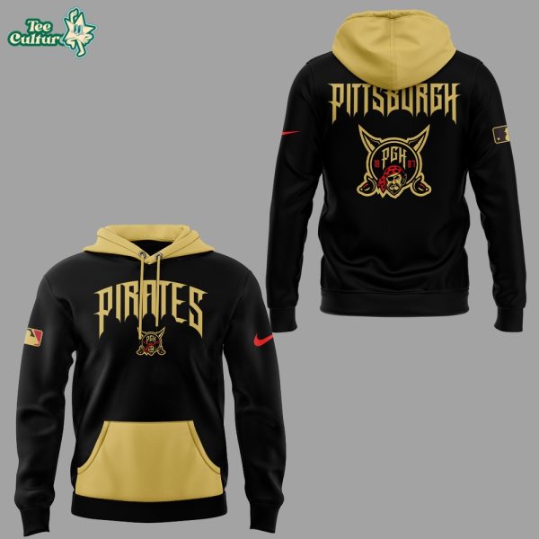 New Pittsburgh Pirates Black 2026 City Connect Hoodie by Teesculture.com