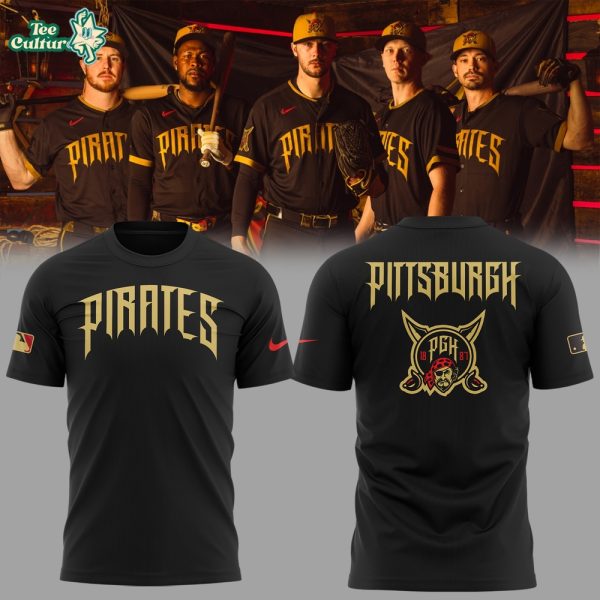 New Pittsburgh Pirates Black 2026 City Connect TShirt