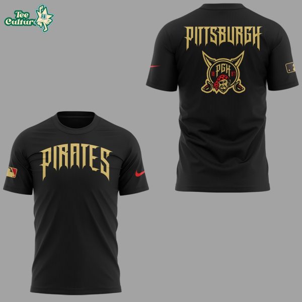 New Pittsburgh Pirates Black 2026 City Connect TShirt by Teesculture.com