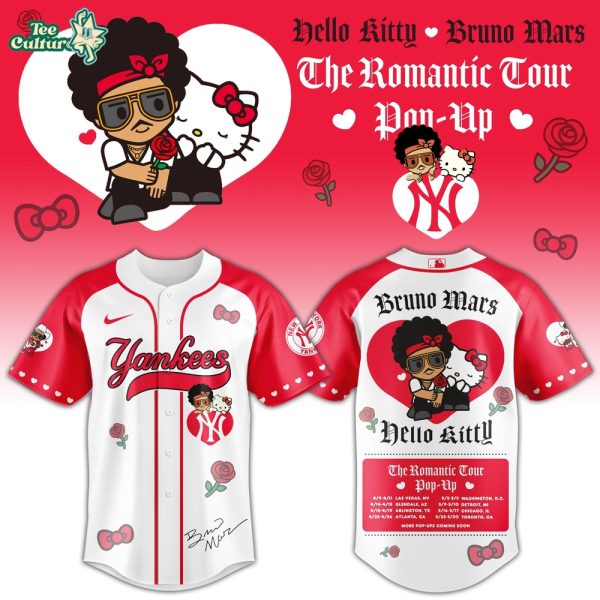 New York Bruno Mars x Hello Kitty Popup Jersey