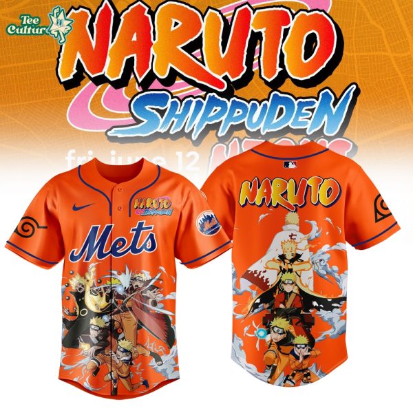 New York Mets x Naruto Game Night 2026 Baseball Jersey Limited Edition