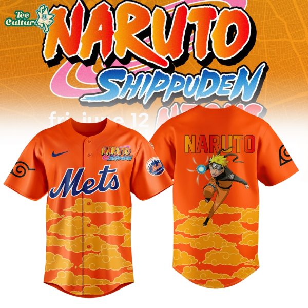 New York Mets x Naruto Game Night 2026 Baseball Jersey Ver2 Limited Edition