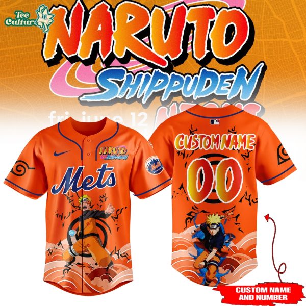 New York Mets x Naruto Game Night 2026 Baseball Jersey Ver3 Limited Edition