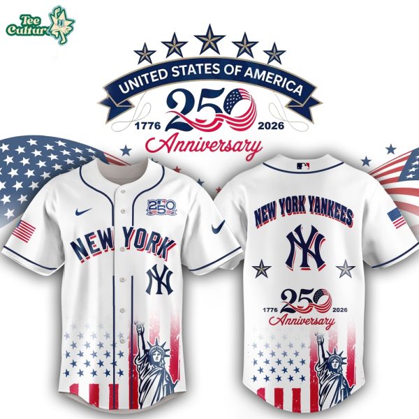 New York Yankees 250th Anniversary United States Semiquincentennial Fan Jersey