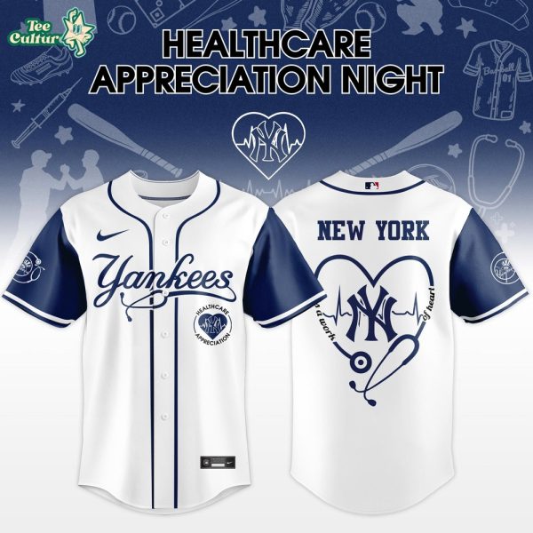 New York Yankees Healthcare Appreciation Night 2026 Limited Edition Baseball Jersey