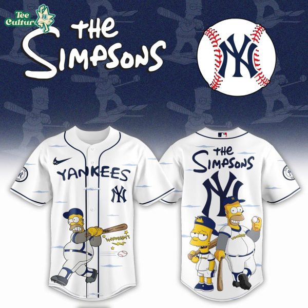New York Yankees The Simpsons 2026 Limited Edition Jersey Jogger Cap Set