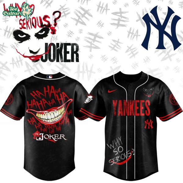 New York Yankees x Joker Game Night Limited Edition Baseball Jersey