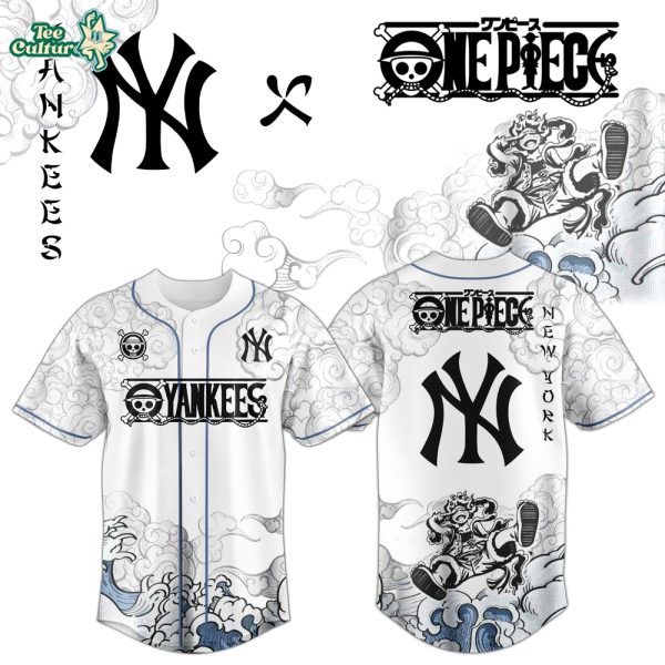 New York Yankees x One Piece Jersey 2026 Luffy Gear 5