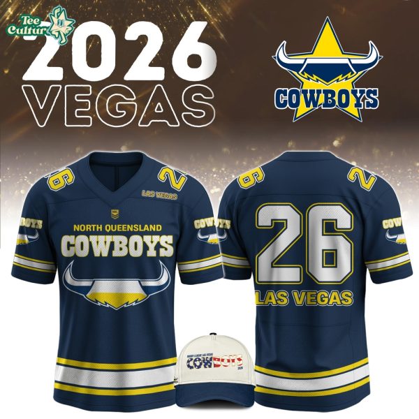 North Queensland Cowboys 2026 Men's Vegas Gridiron Jersey Editions Limited