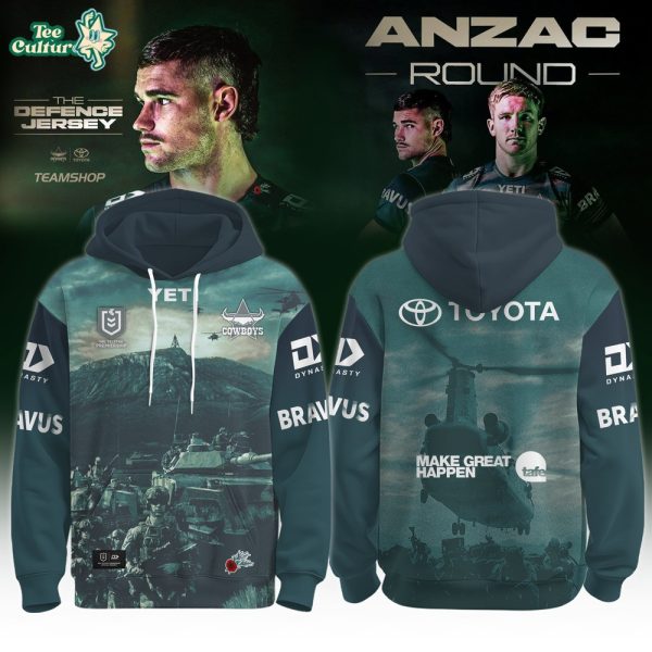 North Queensland Cowboys Anzac Round 2026 Hoodie Editions Limited