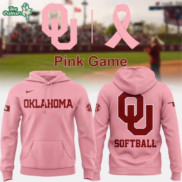 Oklahoma Sooners Softball Pink Fan Edition Limited Hoodie