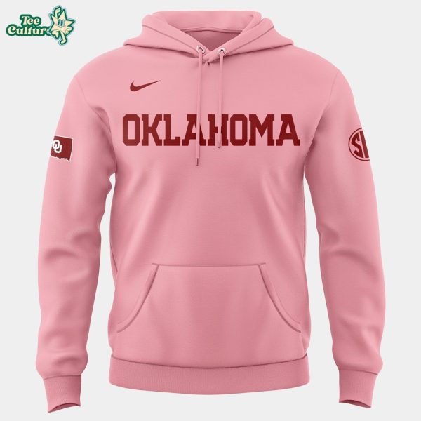 Oklahoma Sooners Softball Pink Fan Edition Limited Hoodie by Teesculture.com