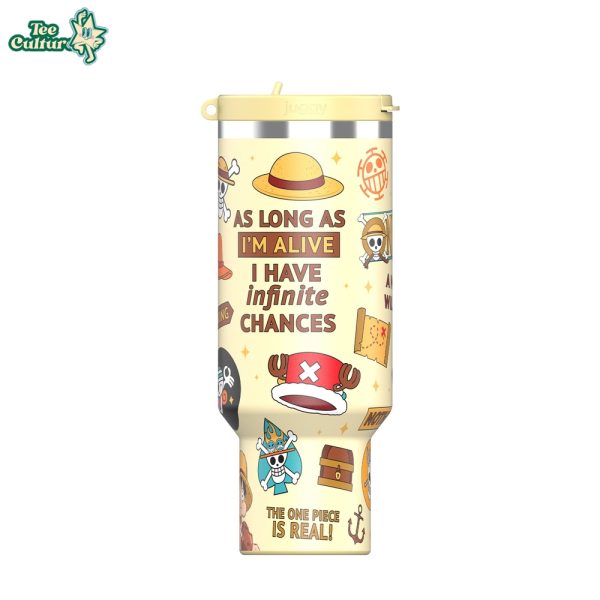One Piece Pirate King 40oz tumbler by Teesculture.com