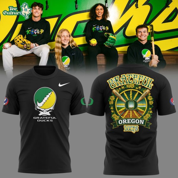 Oregon Ducks x Grateful Dead The Gtf Ducks Diamond 💀🦆 Shirt V2