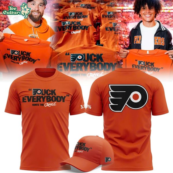 Philadelphia Flyers 2026 Playoffs "Puck Everybody 3.8%" Shirt - Game 4