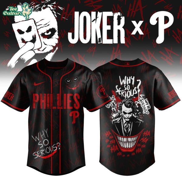 Philadelphia Phillies x The Joker 2026 Special Comic Jersey