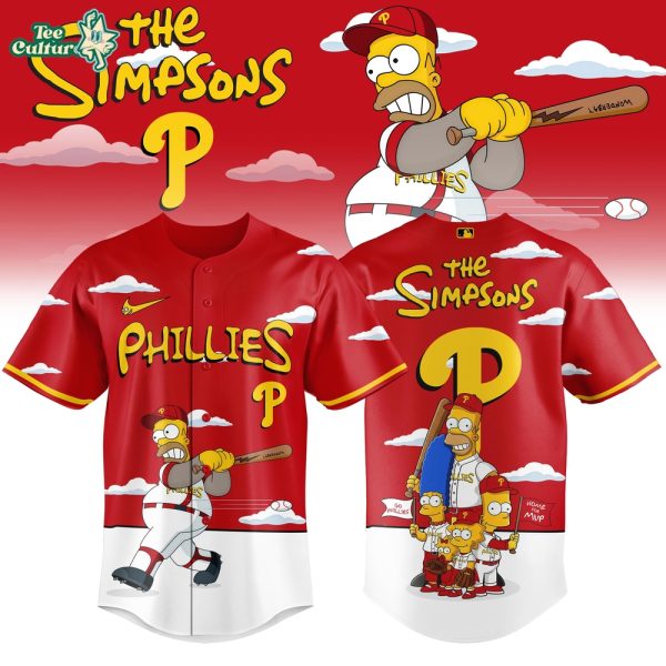 Philadelphia Phillies x The Simpsons 2026 Limited Edition Baseball Jersey