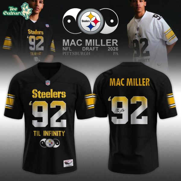 Pittsburgh Steelers x Mac Miller 2026 Special Edition Football Jersey