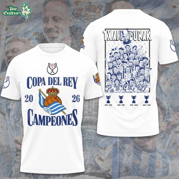 Real Sociedad Champions Copa del Rey 2026 3D Apparel