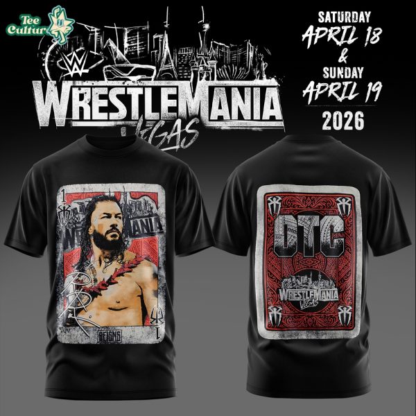 Roman Reigns WWE Wrestlemania 42 Vegas Limited T-Shirt