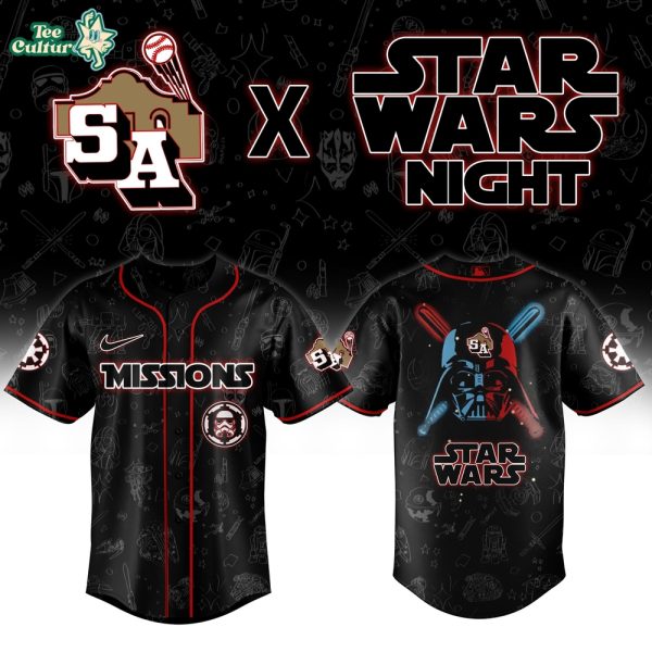 San Antonio Missions x Star Wars Night Limited Jersey by Teesculture.com