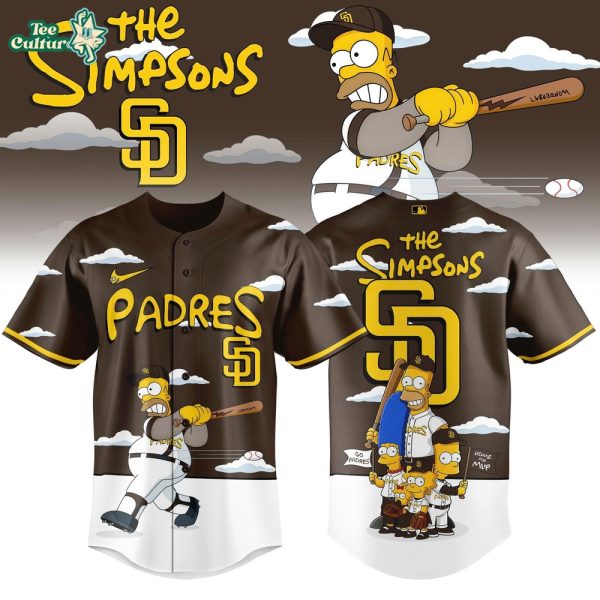 San Diego Padres x The Simpsons 2026 Limited Edition Baseball Jersey