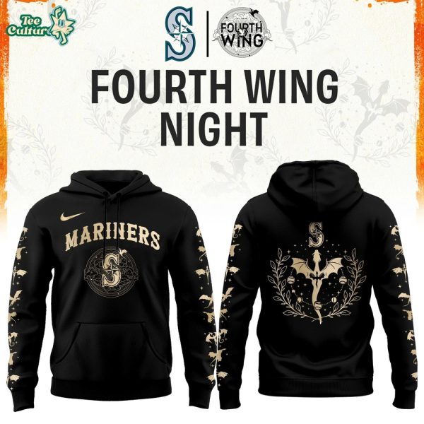 Seattle Mariners Fourth Wing Night Limited Fan Hoodie | Cap | Jogger