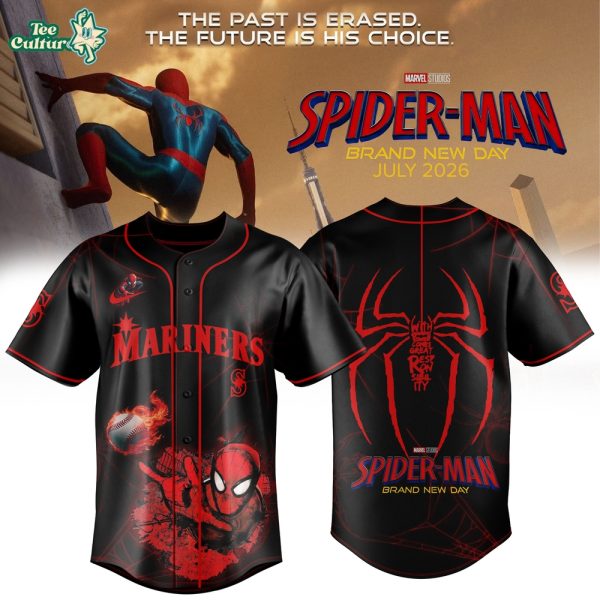 Seattle Mariners MLB x Spider Man 2026 Brand New Day Limited Jersey