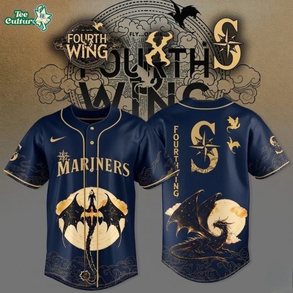 Seattle Mariners x Fourth Wing Dragon Moon Edition Jersey by Teesculture.com