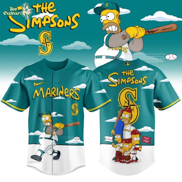 Seattle Mariners x The Simpsons 2026 Limited Edition Baseball Jersey