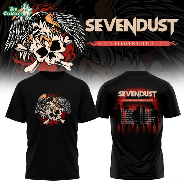 Sevendust Lists Dates For Their 2026 European/UK Tour Tshirt