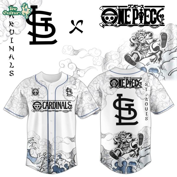 St. Louis Cardinals x One Piece Jersey 2026 Luffy Gear 5