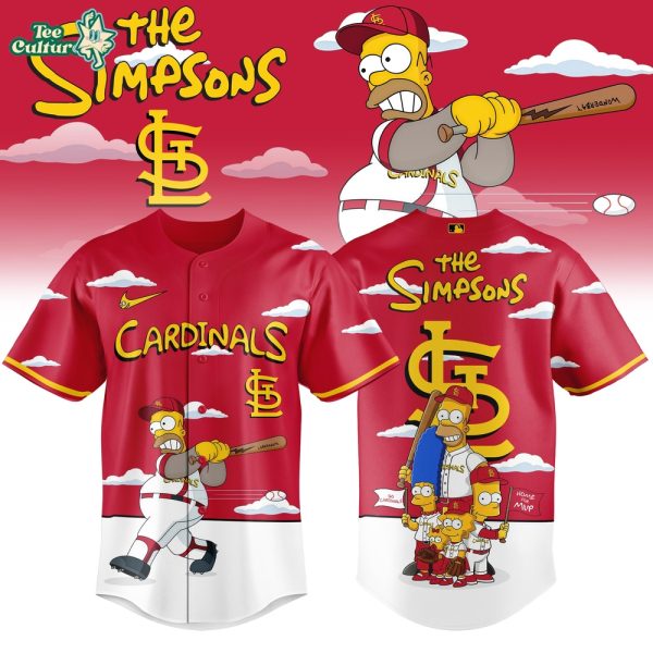 St Louis Cardinals x The Simpsons 2026 Limited Edition Baseball Jersey