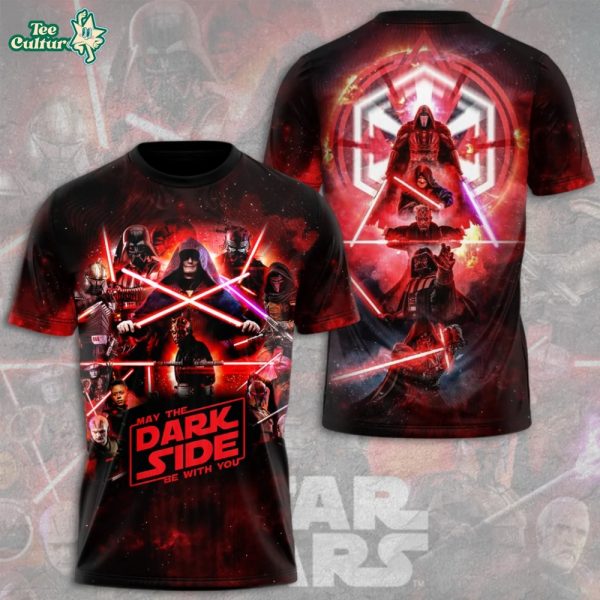 Star Wars Dark Side Darth Vader Darth Maul Kylo Ren 2026 3D Graphic T-Shirt
