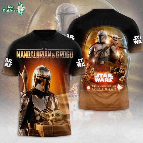 Star Wars x Mandalorian & Grogu 3D Tshirt