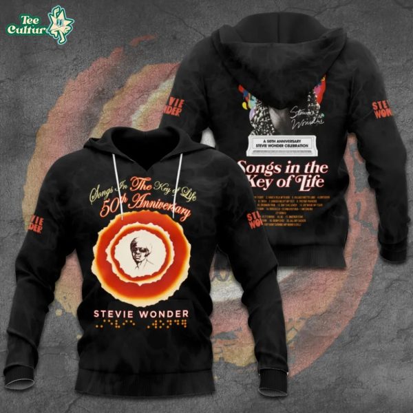 Stevie Wonder Songs in the Key of Life Limited Edition 3D Hoodie