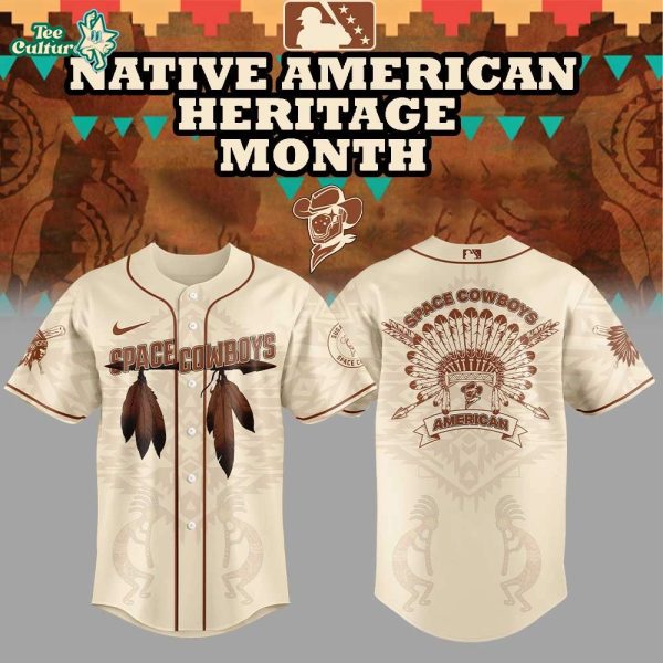 Sugar Land Space Cowboys Native American Heritage Month Tribute Jersey