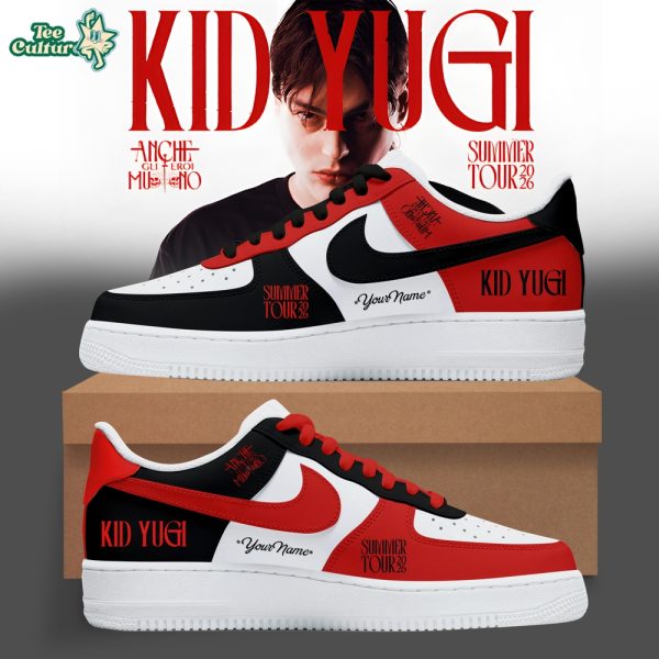 Summer Tour Kid Yugi Red Air Force 1 Limited Edition Custom Sneakers 2026