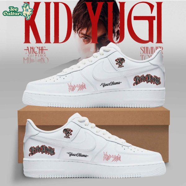 Summer Tour Kid Yugi White Air Force 1 Limited Edition Custom Sneakers 2026