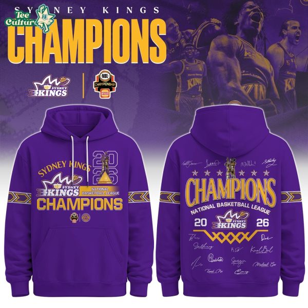 Sydney Kings 2026 NBL Champions Special Edition Limited Hoodie #2
