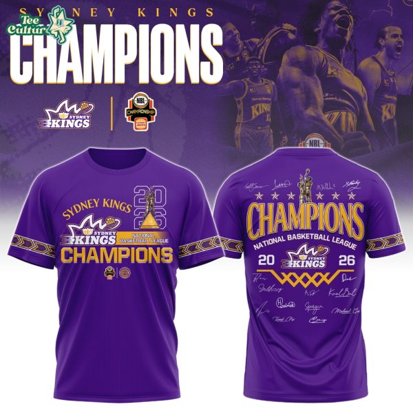 Sydney Kings 2026 NBL Champions Special Edition Limited T-shirt #2