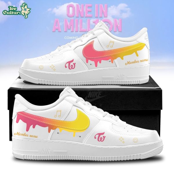 TWICE 10 Years Special Edition “Sunset Glow” AF1 Shoes