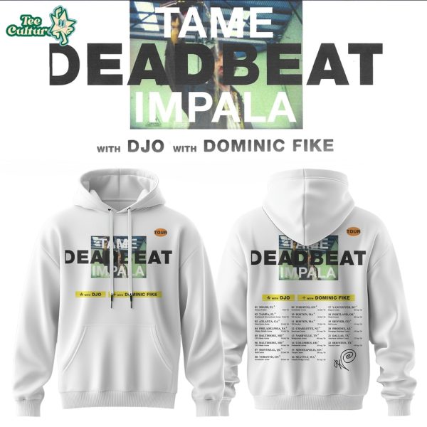 Tame Impala Deadbeat Tour Autographed Style Hoodie Version 2