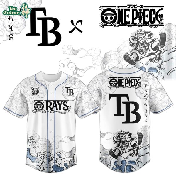 Tampa Bay Rays x One Piece Jersey 2026 Luffy Gear 5
