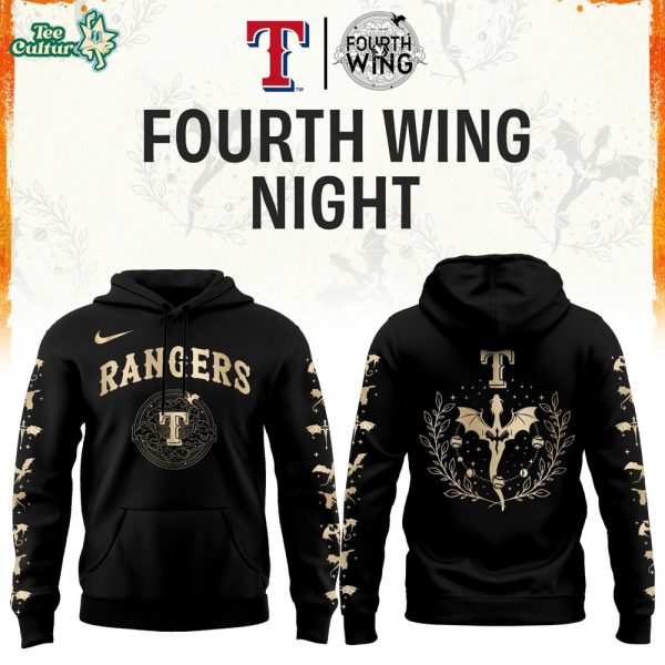 Texas Rangers Fourth Wings Night Limited Edition Hoodie x Cap x Jogger