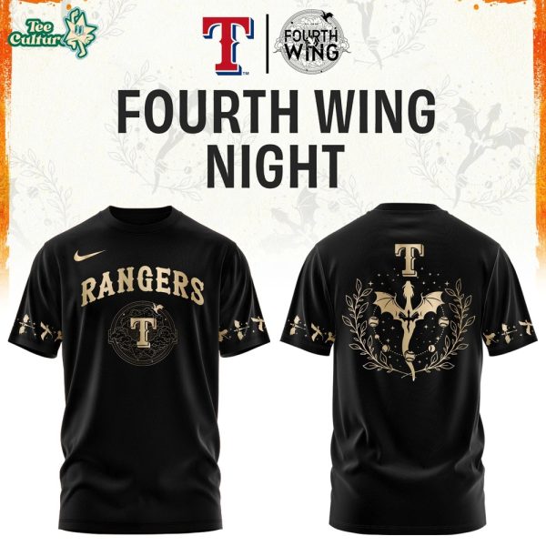Texas Rangers Fourth Wings Night Limited Edition Tshirt x Cap x Jogger