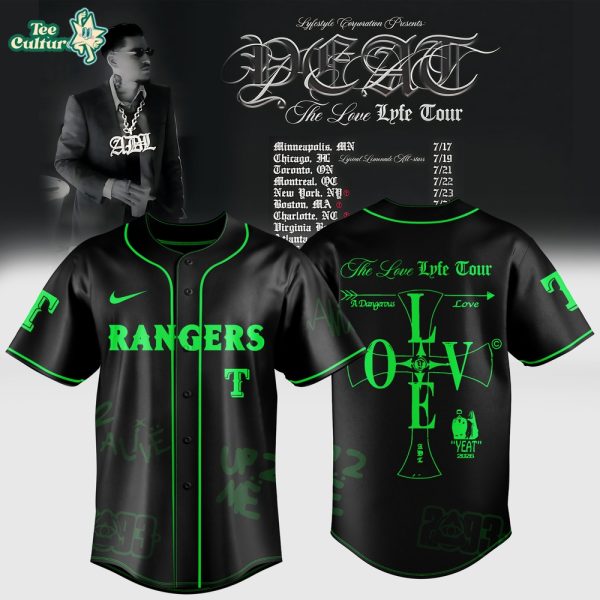 Texas Rangers x Yeat The Love Lyfe Industrial Chaos Special Edition Jersey