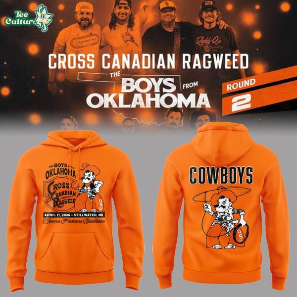 The Boys From Oklahoma Cross Canadian Ragweed 2026 Hoodie Limited Edition