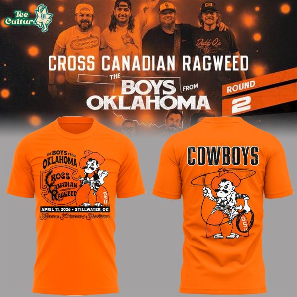 The Boys From Oklahoma Cross Canadian Ragweed 2026 Orange Shirt Limited Edition